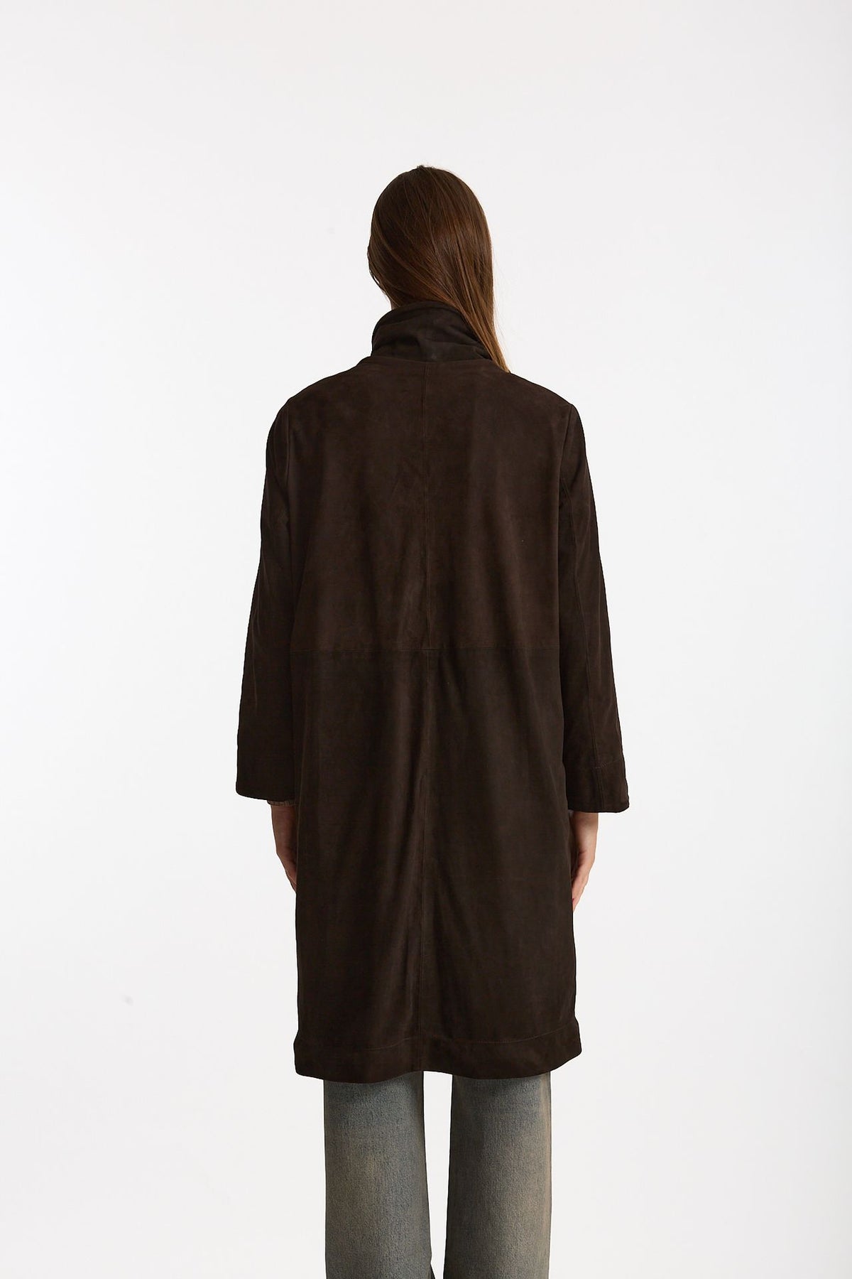Soprabito in suede testa moro women Mono - 4