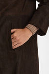 Soprabito in suede testa moro women Mono - 5