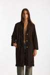 Soprabito in suede testa moro women Mono - 2