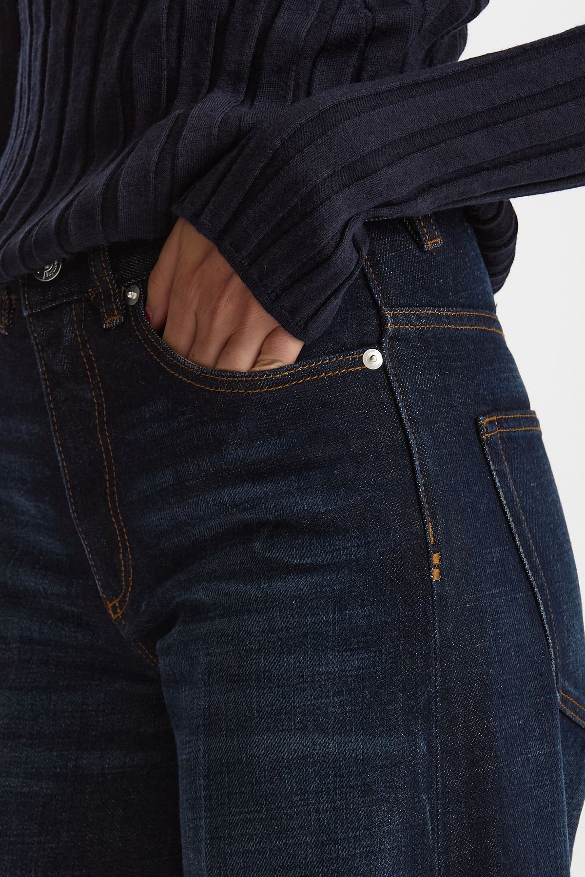 Jeans palazzo NADIA lavaggio scuro women Nine in the morning - 5