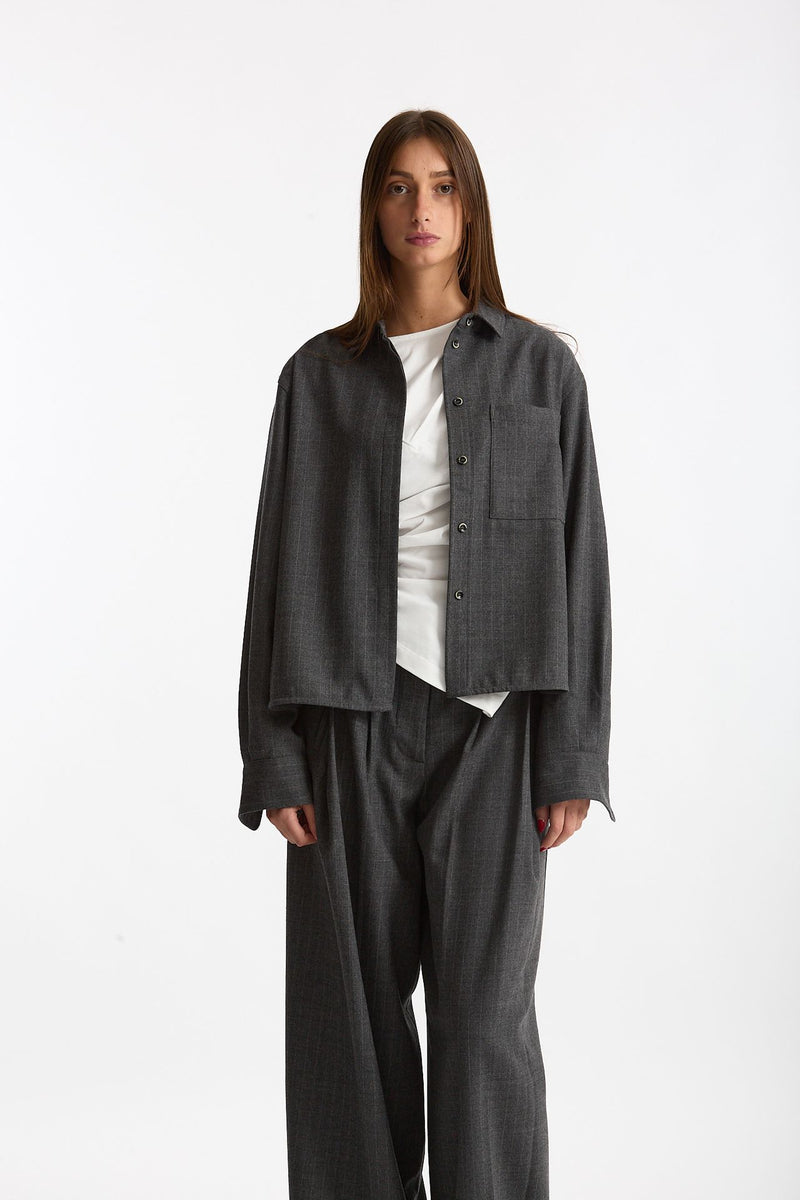 Camicia a scatolina gessato women Nine in the morning - 1
