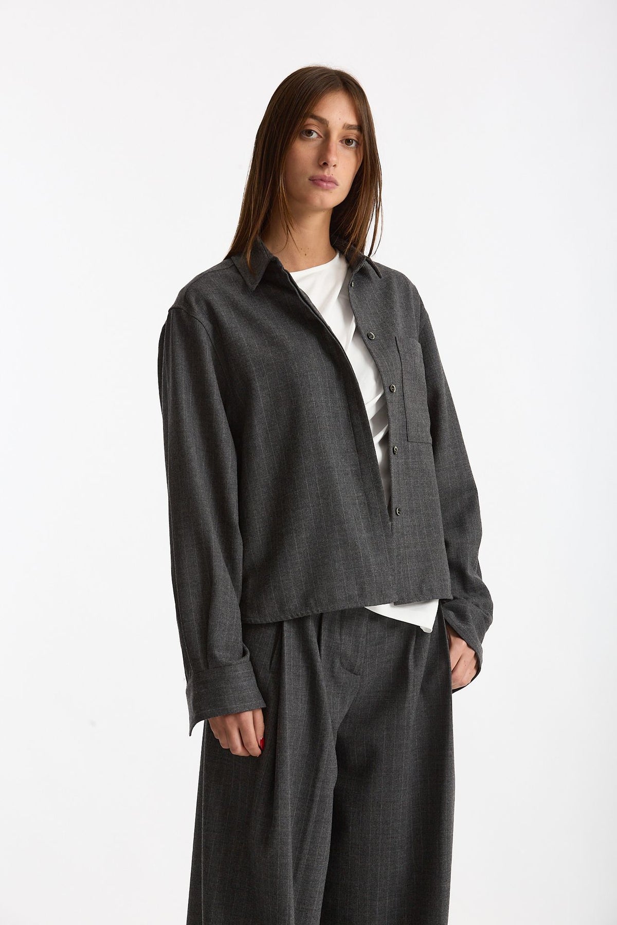 Camicia a scatolina gessato women Nine in the morning - 4