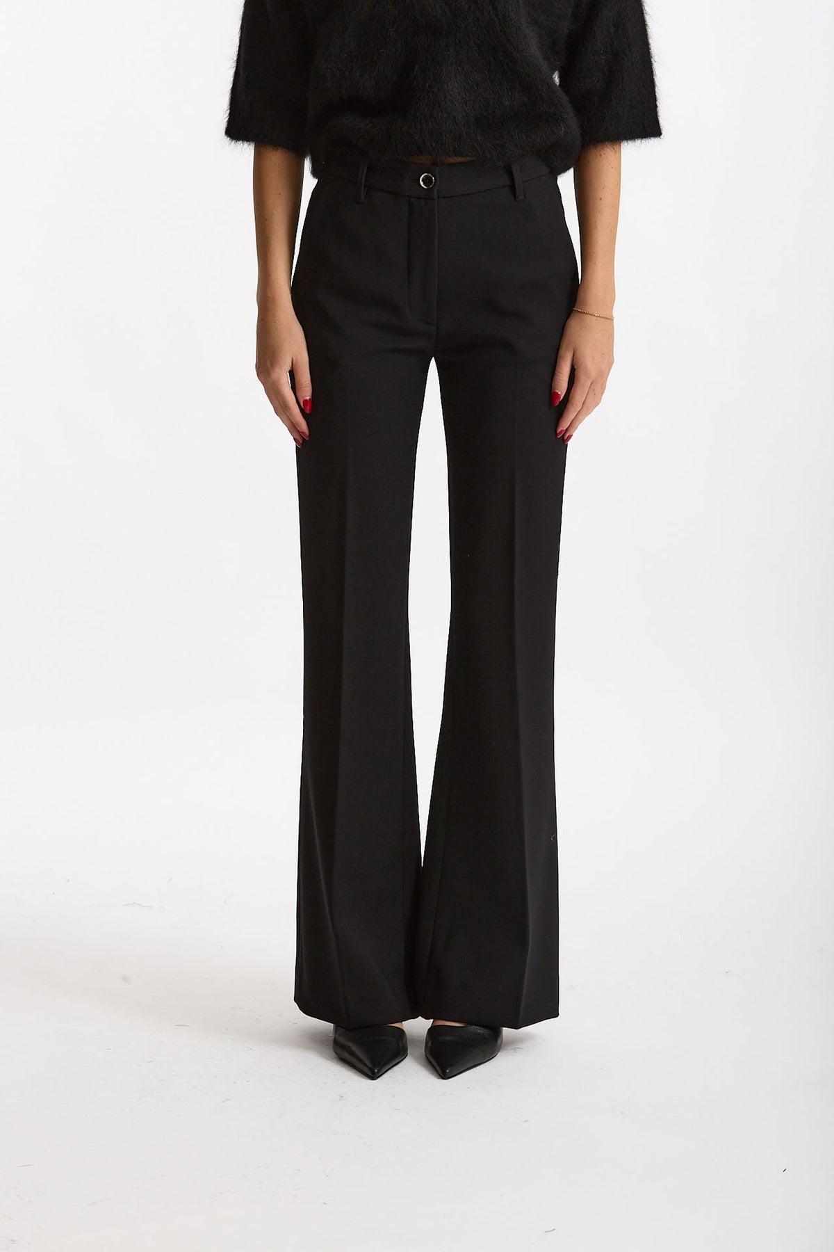 Pantalone a zampa PAOLINA nero women Nine in the morning - 5