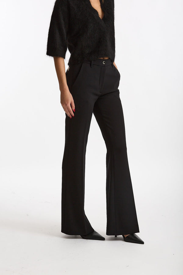 Pantalone a zampa PAOLINA nero women Nine in the morning