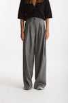 Pantalone palazzo PETRA spigato grigio women Nine in the morning - 2