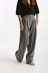 Pantalone palazzo PETRA spigato grigio women Nine in the morning - 5