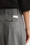 Pantalone palazzo PETRA spigato grigio women Nine in the morning - 7