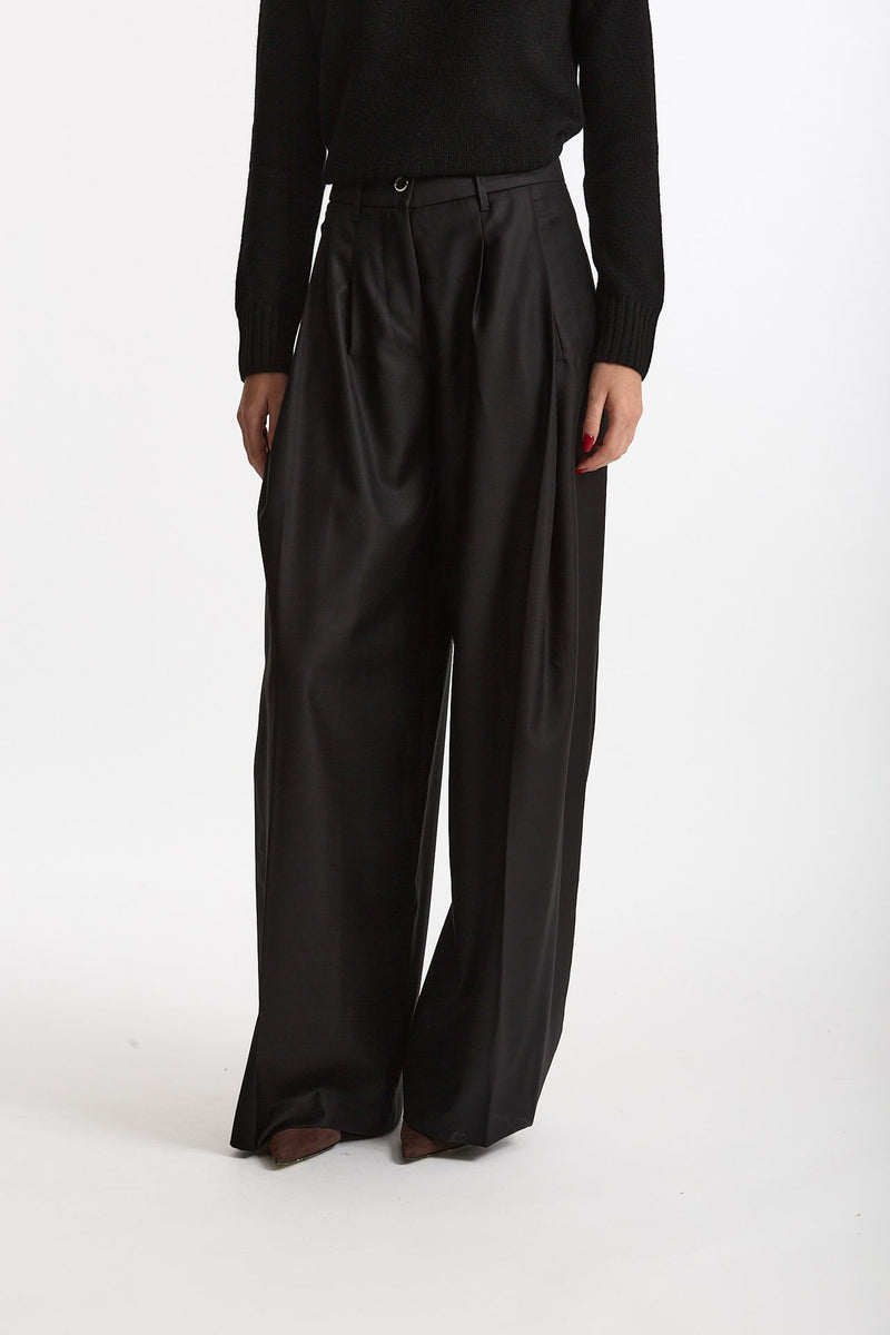 Pantalone palazzo PETRA nero women Nine in the morning - 1