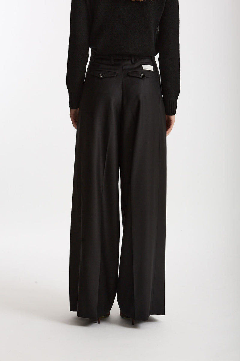 Pantalone palazzo PETRA nero women Nine in the morning - 2