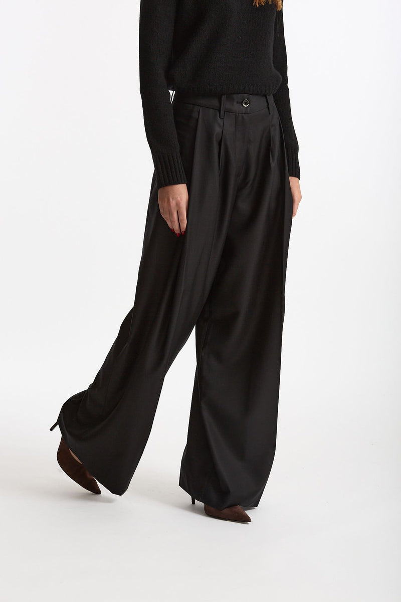 Pantalone palazzo PETRA nero women Nine in the morning - 3