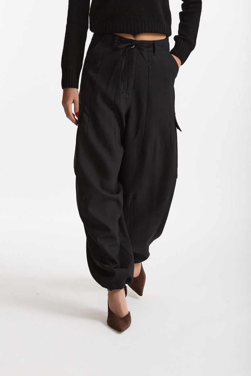 Pantalone cargo NEREA nero women Nine in the morning - 1