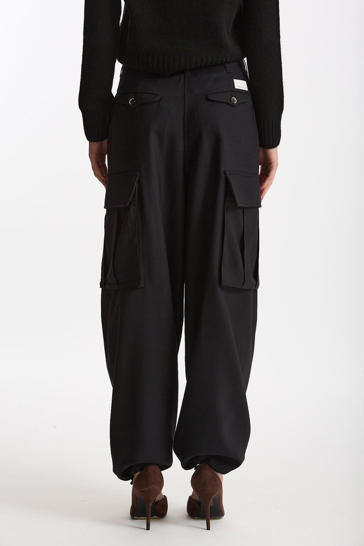 Pantalone cargo NEREA nero women Nine in the morning - 2
