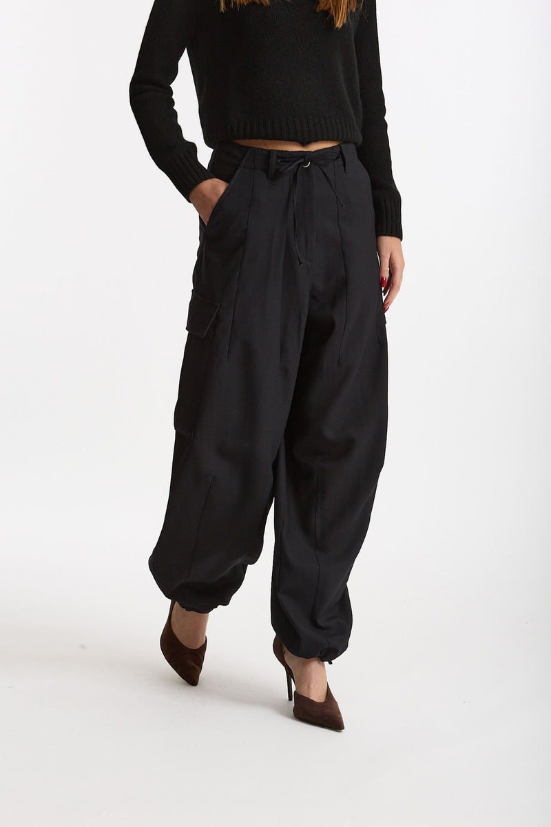Pantalone cargo NEREA nero women Nine in the morning - 3