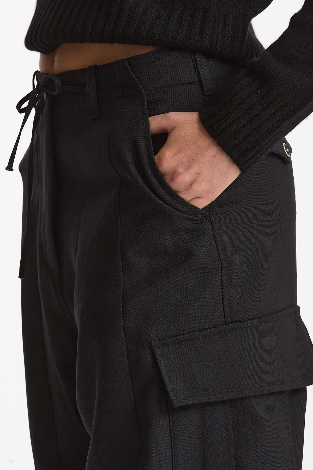 Pantalone cargo NEREA nero women Nine in the morning - 4