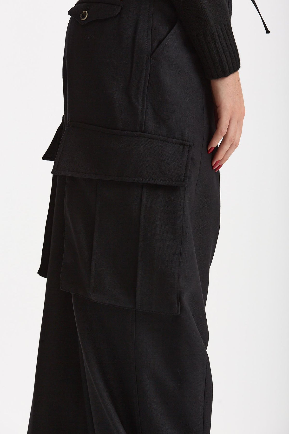 Pantalone cargo NEREA nero women Nine in the morning - 6