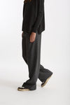 Pantalone palazzo FIAMMA gessato bianco e grigio women Nine in the morning - 1