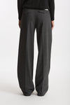 Pantalone palazzo FIAMMA gessato bianco e grigio women Nine in the morning - 3