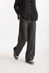 Pantalone palazzo FIAMMA gessato bianco e grigio women Nine in the morning - 4