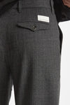 Pantalone palazzo FIAMMA gessato bianco e grigio women Nine in the morning - 6