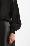 Maglia dolcevita maniche a sbuffo nero women Nude - 4