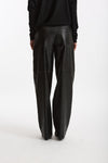 Pantalone ecopelle stampa cocco nero women Nude - 3
