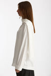 Blusa over scollo asimmetrico bianco women Nude - 2