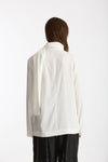 Blusa over scollo asimmetrico bianco women Nude - 3