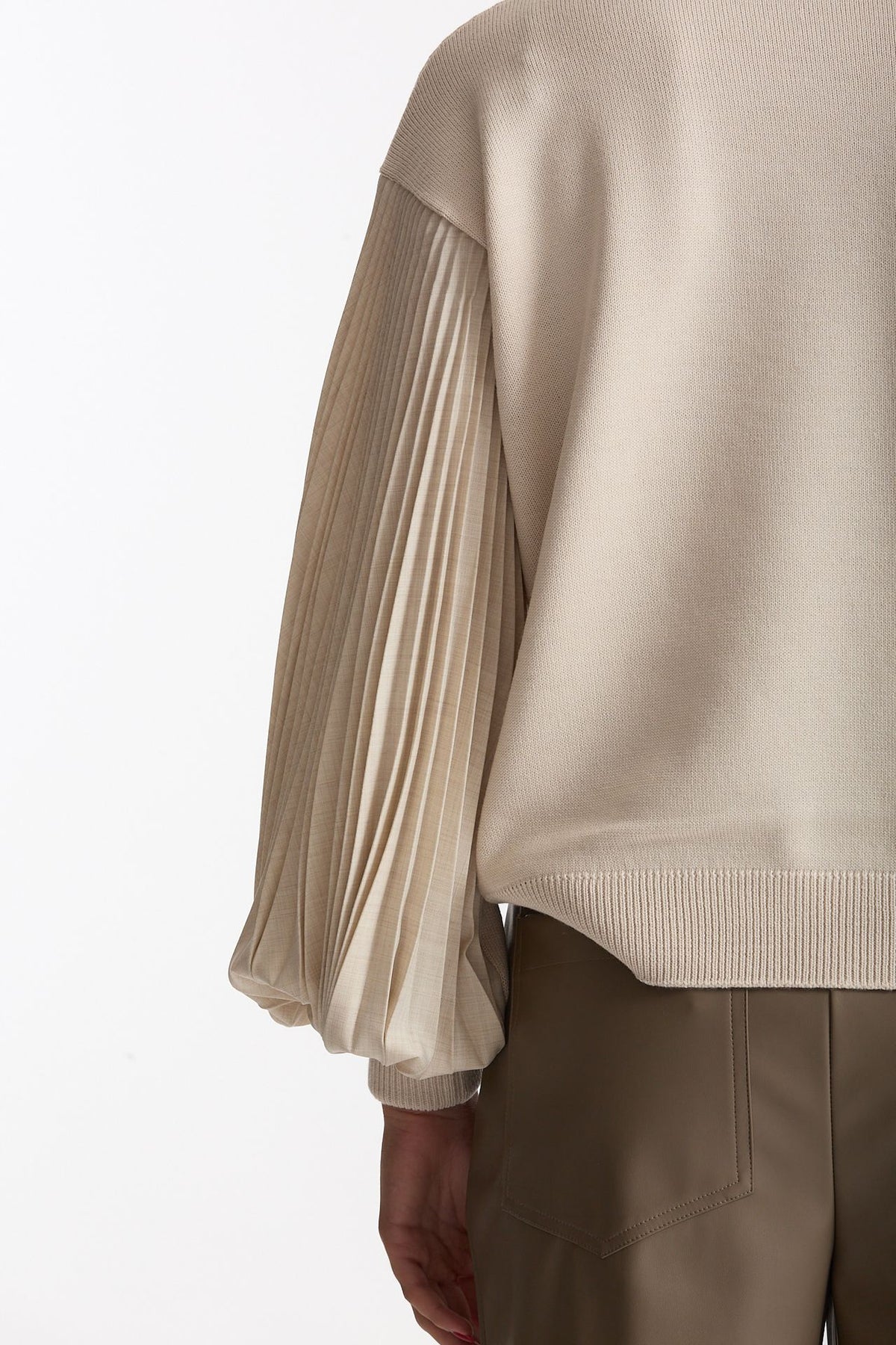 Maglia maniche a sbuffo beige women Nude - 2