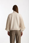 Maglia maniche a sbuffo beige women Nude - 3
