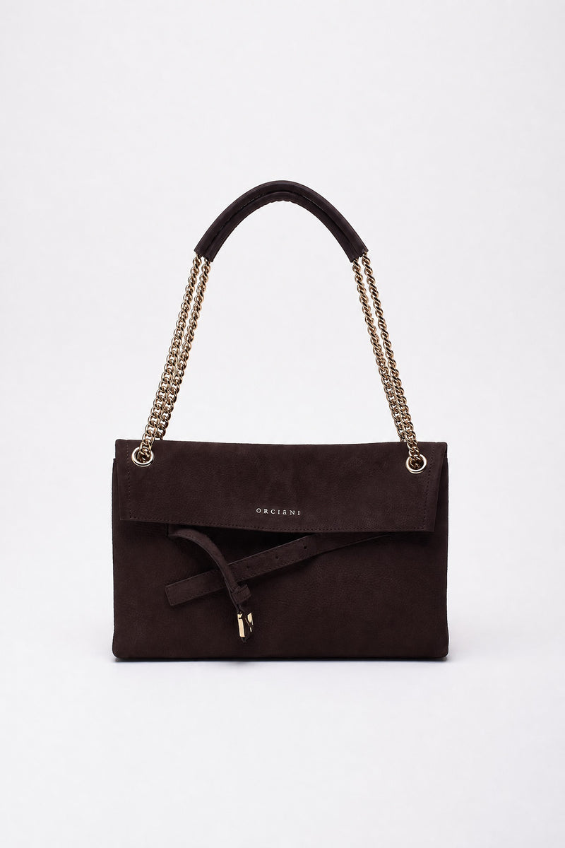 Borsa VENUS NABUCCO SMALL in pelle nabuk burgundy women Orciani - 1
