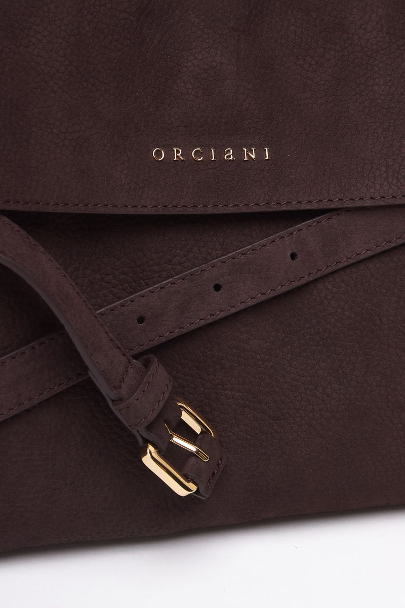 Borsa VENUS NABUCCO SMALL in pelle nabuk burgundy women Orciani - 2