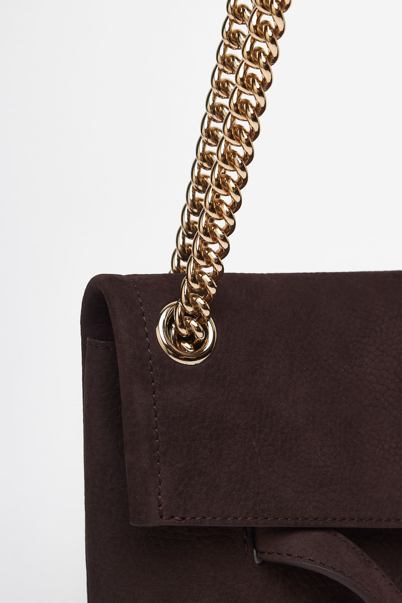 Borsa VENUS NABUCCO SMALL in pelle nabuk burgundy women Orciani - 5