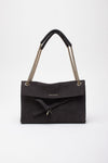 Borsa VENUS NABUCCO SMALL in pelle nabuk carbone women Orciani - 1