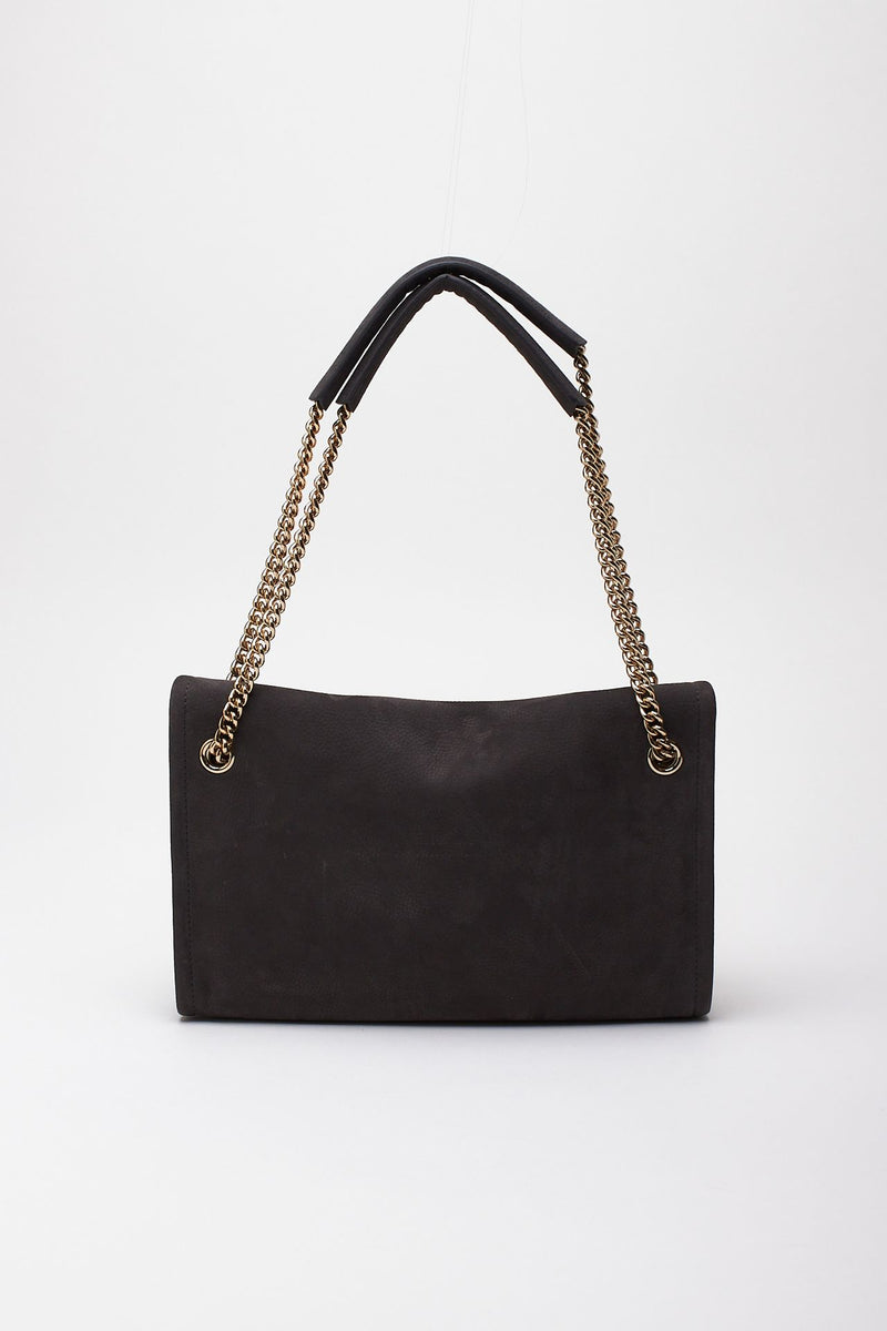 Borsa VENUS NABUCCO SMALL in pelle nabuk carbone women Orciani - 3