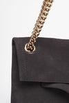 Borsa VENUS NABUCCO SMALL in pelle nabuk carbone women Orciani - 5