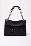 Borsa VENUS SOFT MIDI in pelle martellata carbone women Orciani - 1