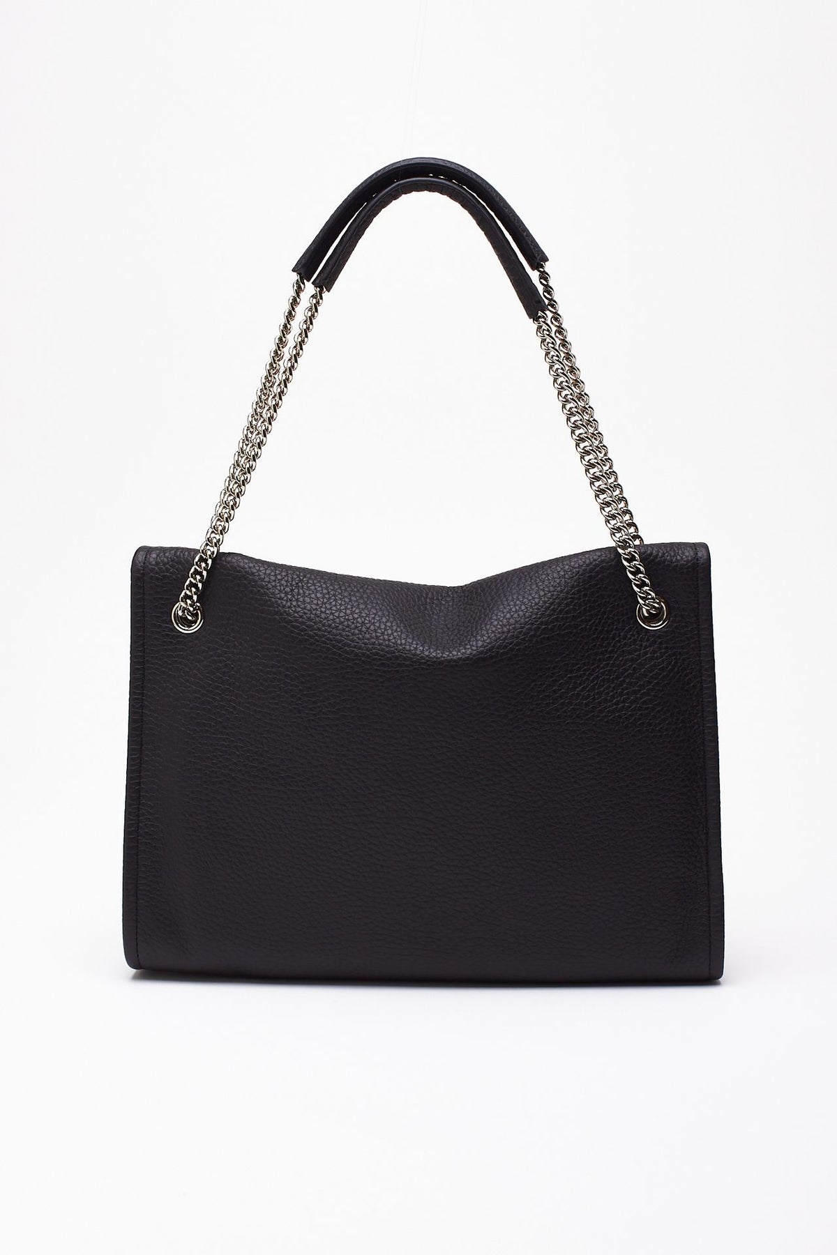 Borsa VENUS SOFT MIDI in pelle martellata carbone women Orciani - 4