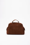 Borsa SVEVA PEACH TORO SMALL in suede tabacco women Orciani - 4