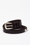Cintura punta lunga Bull Soft in cuoio testa di moro women Pier abbigliamento - 2
