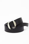 Cintura BOSTON in pelle liscia nero women Orciani - 2