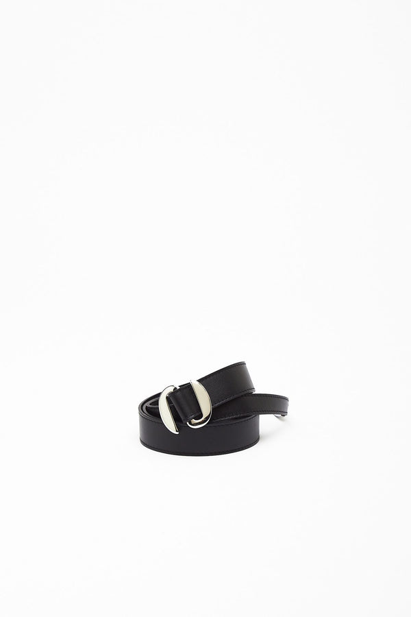 Cintura BOSTON in pelle liscia nero women Orciani