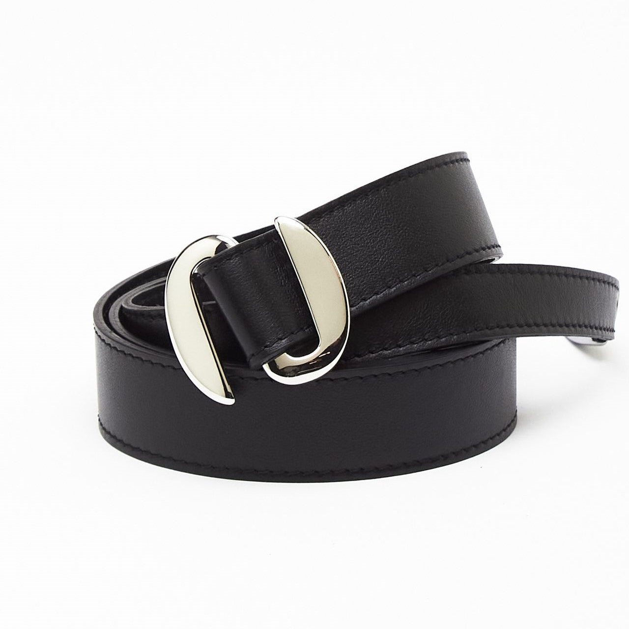 Cintura BOSTON in pelle liscia nero women Orciani - 3