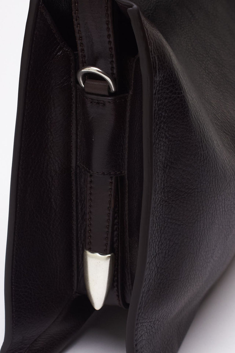 Borsa TRINITY LAGOON MIDI in pelle t. di moro women Orciani - 7