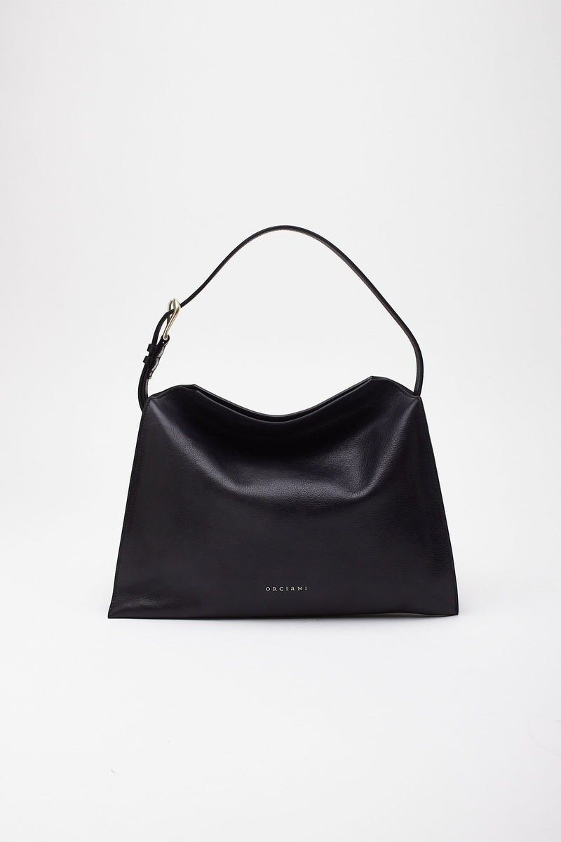 Borsa TRINITY LAGOON MIDI in pelle nero women Orciani - 1