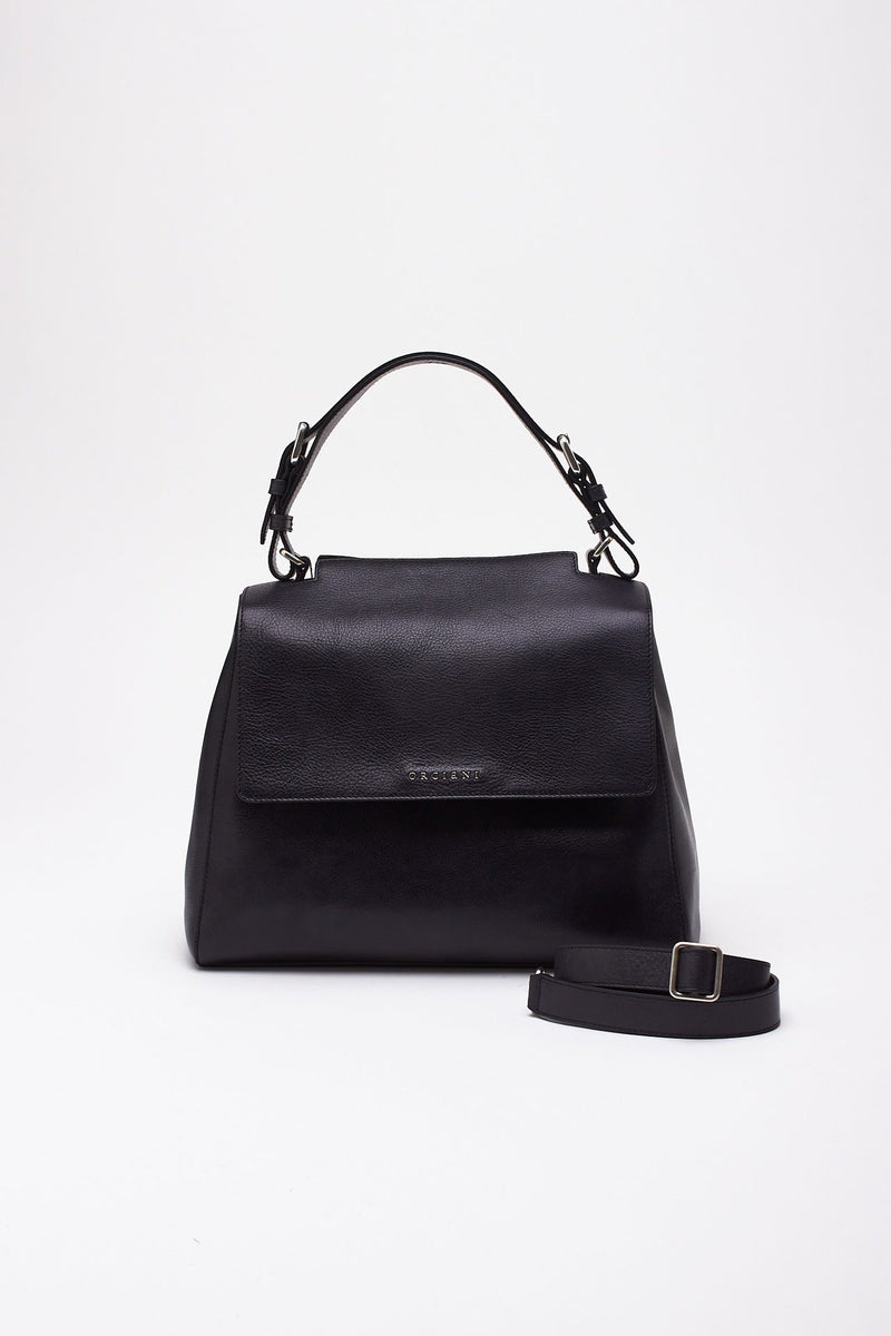 Borsa SVEVA LAGOON MIDI in pelle nero women Orciani - 4