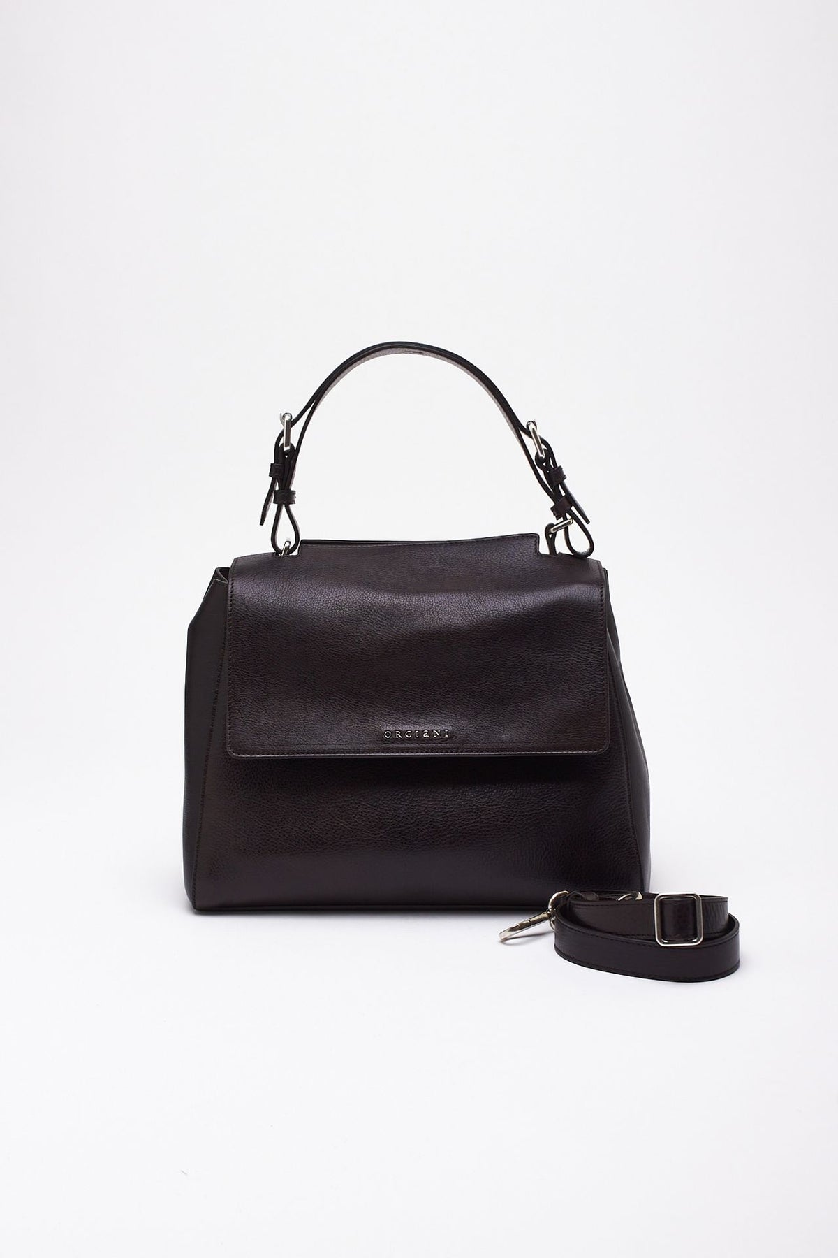 Borsa SVEVA LAGOON MIDI in pelle testa di moro women Orciani - 3