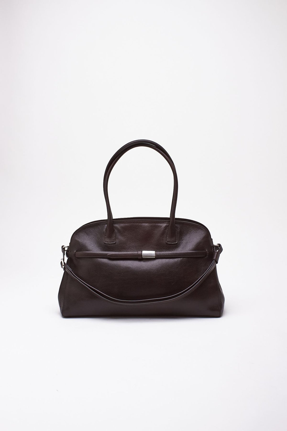 Borsa AURA LARGE in pelle testa di moro women Orciani - 4