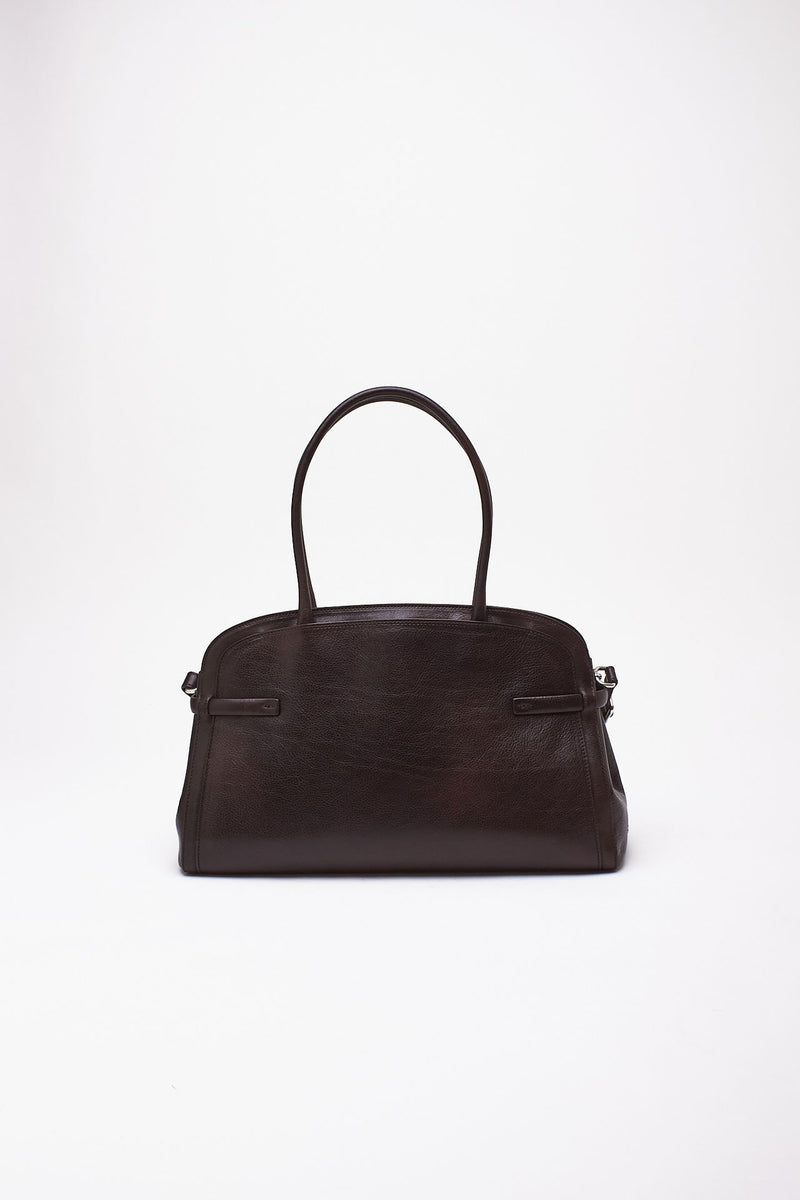 Borsa AURA LARGE in pelle testa di moro women Orciani - 3
