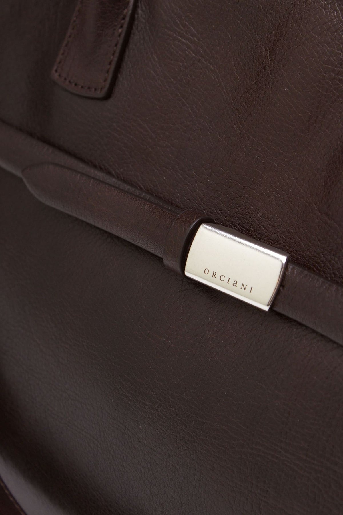 Borsa AURA LARGE in pelle testa di moro women Orciani - 5