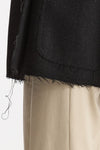 Caban over tessuto spigato antracite women ( p - s ) - 8